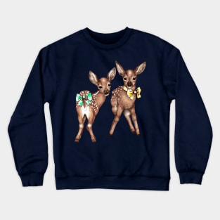 Red Deer Fawns Crewneck Sweatshirt